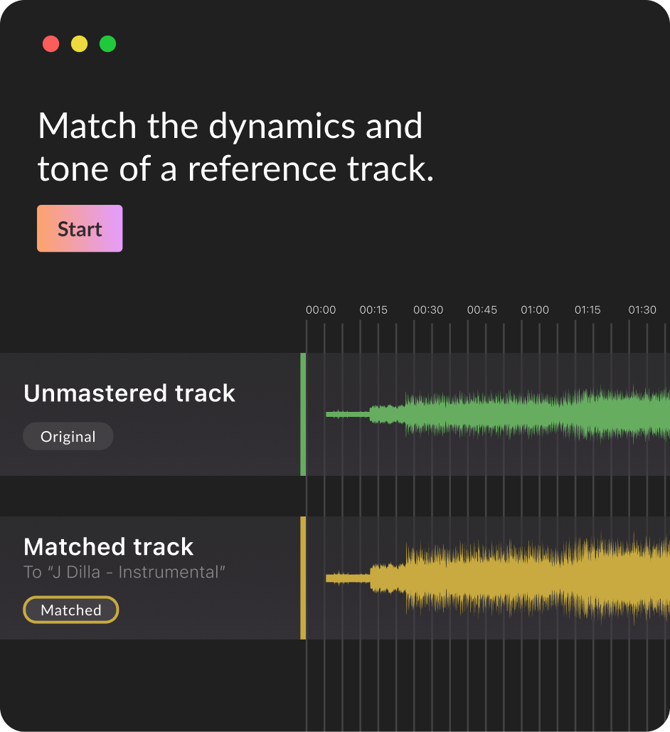 An illustration of a match reference in Myxt